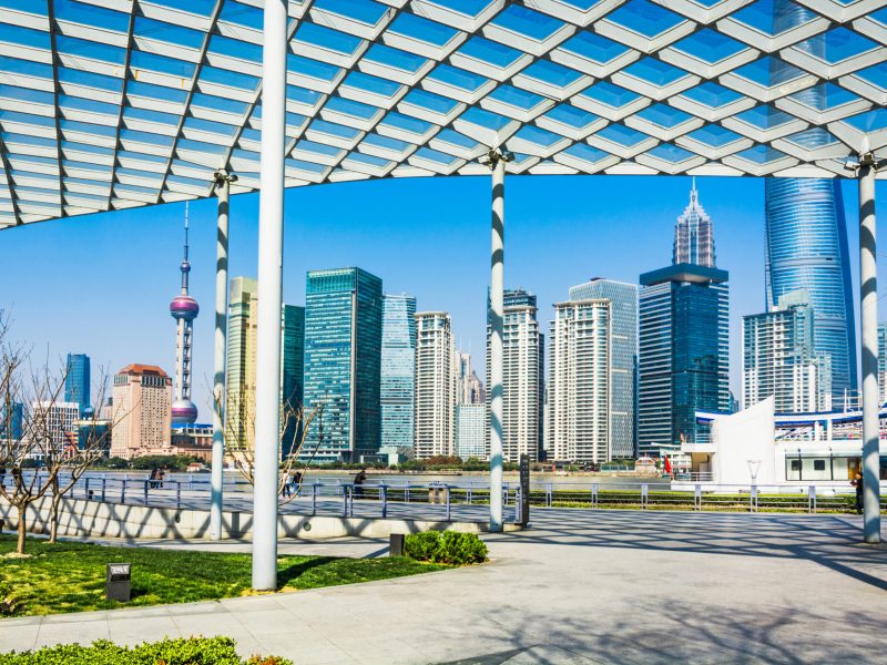 Shanghai city building